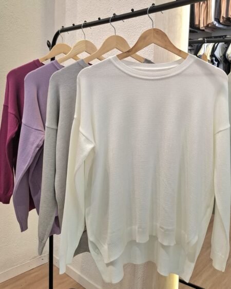 Sweater tajo corto