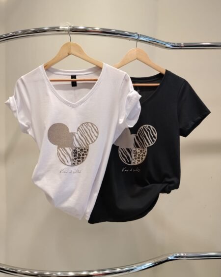 Remera V Mickey Carita