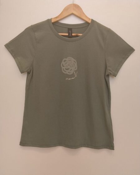 Remera cuello O Soul engomado