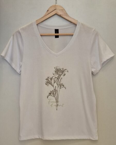Remera escote en V Finesse